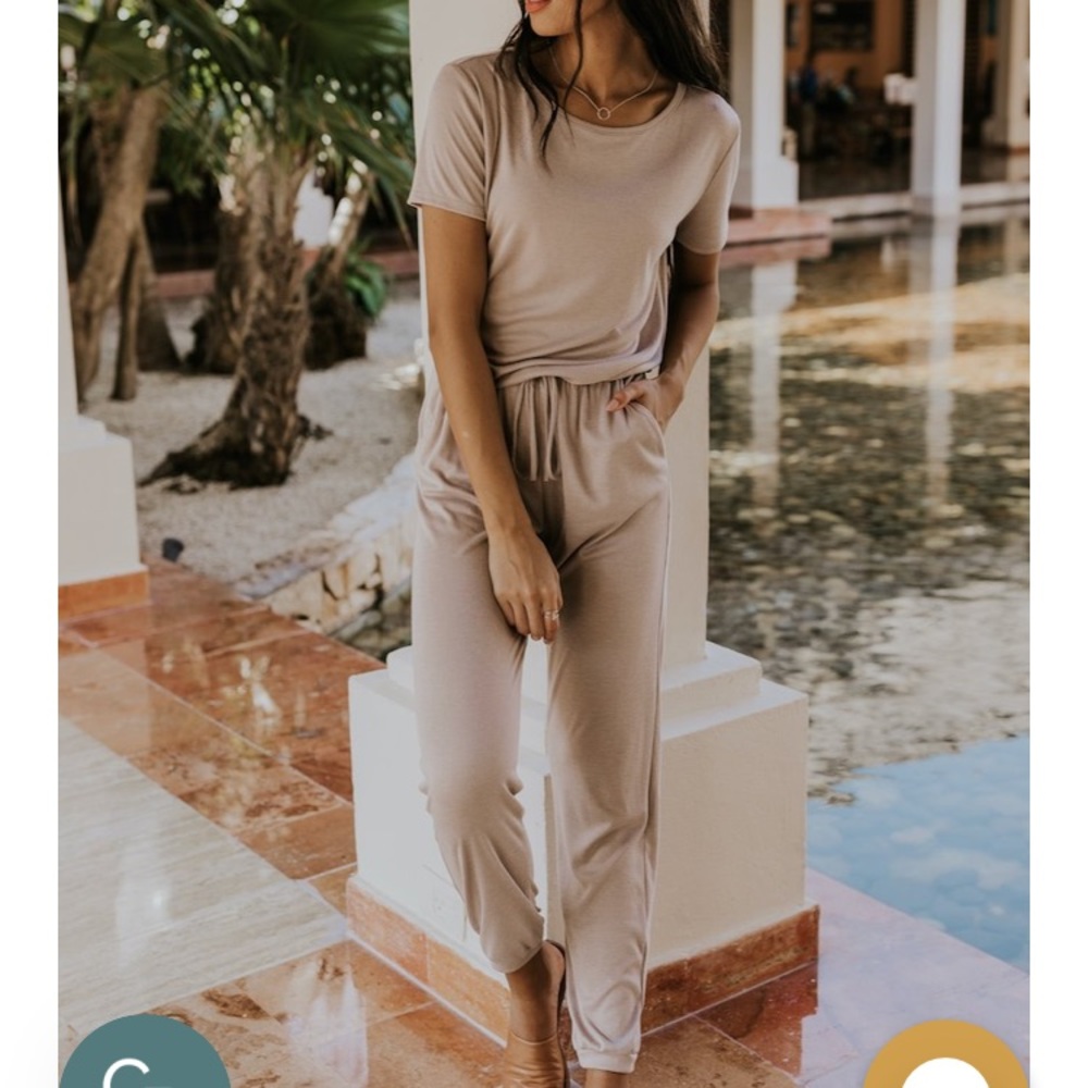 Roolee Turner Drawstring Lounge Jumpsuit